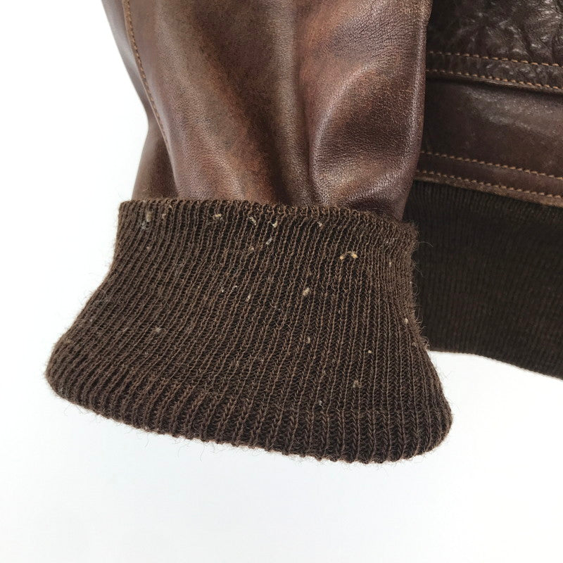 【中古品】【メンズ】  FREEWHEELERS フリーホイーラーズ LEATHER TOGS MFG. CO. 1928’S TYPE A-1 JACKET レザー トグス ジャケット アウター 古着 145-250507-mh-12-fuz サイズ：36 カラー：ブラウン 万代Net店