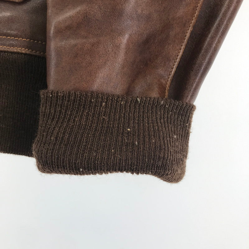 【中古品】【メンズ】  FREEWHEELERS フリーホイーラーズ LEATHER TOGS MFG. CO. 1928’S TYPE A-1 JACKET レザー トグス ジャケット アウター 古着 145-250507-mh-12-fuz サイズ：36 カラー：ブラウン 万代Net店