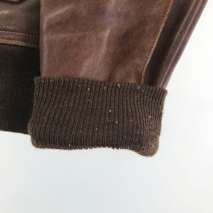 【中古品】【メンズ】  FREEWHEELERS フリーホイーラーズ LEATHER TOGS MFG. CO. 1928’S TYPE A-1 JACKET レザー トグス ジャケット アウター 古着 145-250507-mh-12-fuz サイズ：36 カラー：ブラウン 万代Net店