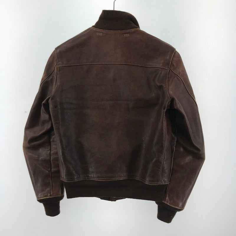 【中古品】【メンズ】  FREEWHEELERS フリーホイーラーズ LEATHER TOGS MFG. CO. 1928’S TYPE A-1 JACKET レザー トグス ジャケット アウター 古着 145-250507-mh-12-fuz サイズ：36 カラー：ブラウン 万代Net店