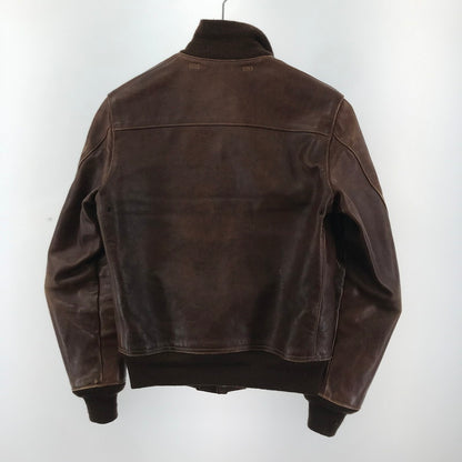 【中古品】【メンズ】  FREEWHEELERS フリーホイーラーズ LEATHER TOGS MFG. CO. 1928’S TYPE A-1 JACKET レザー トグス ジャケット アウター 古着 145-250507-mh-12-fuz サイズ：36 カラー：ブラウン 万代Net店