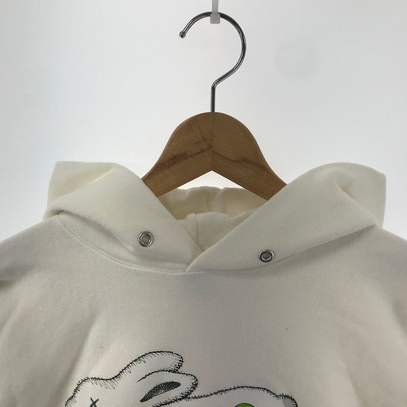 【中古品】【メンズ】 HUMAN MADE×KAWS ヒューマンメード × カウズ PULLOVER PARKER プルオーバー パーカー トレーナー トップス 古着 142-250507-mh-01-fuz サイズ：S カラー：ホワイト 万代Net店
