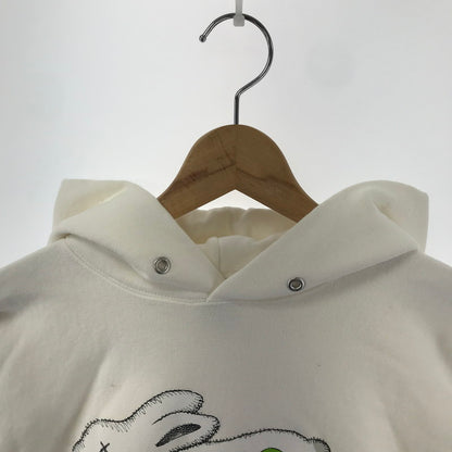 【中古品】【メンズ】 HUMAN MADE×KAWS ヒューマンメード × カウズ PULLOVER PARKER プルオーバー パーカー トレーナー トップス 古着 142-250507-mh-01-fuz サイズ：S カラー：ホワイト 万代Net店
