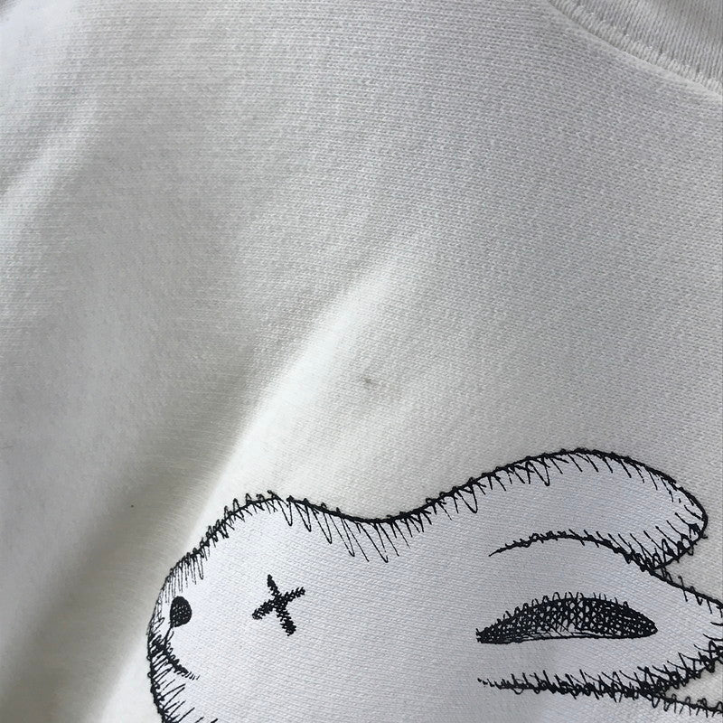 【中古品】【メンズ】 HUMAN MADE×KAWS ヒューマンメード × カウズ PULLOVER PARKER プルオーバー パーカー トレーナー トップス 古着 142-250507-mh-01-fuz サイズ：S カラー：ホワイト 万代Net店