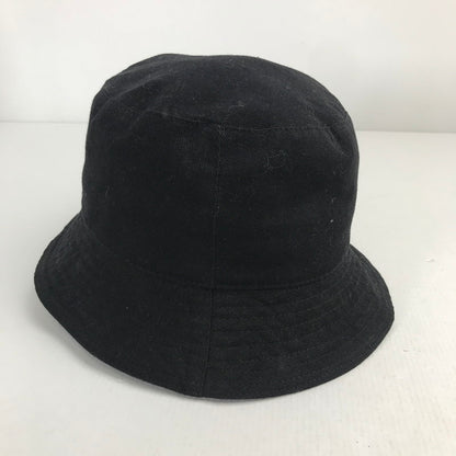 【中古品】【メンズ/レディース】 OFF-WHITE オフホワイト COTTON BUCKET HAT コットン バケット ハット 帽子 185-250508-mh-09-fuz サイズ：OS カラー：ブラック 万代Net店