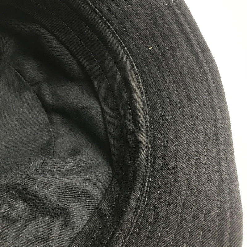 【中古品】【メンズ/レディース】 OFF-WHITE オフホワイト COTTON BUCKET HAT コットン バケット ハット 帽子 185-250508-mh-09-fuz サイズ：OS カラー：ブラック 万代Net店