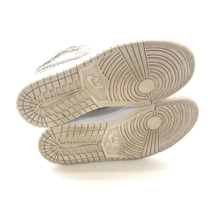【中古品】【レディース】 NIKE ナイキ AH7389-004 WMNS AIR JORDAN 1 RETRO ジョーダン1 レトロ HIGE PRM ” SNALE SKIN” スニーカー 靴 160-250925-ky-13-fuz サイズ：24.5cm カラー：ホワイト 万代Net店