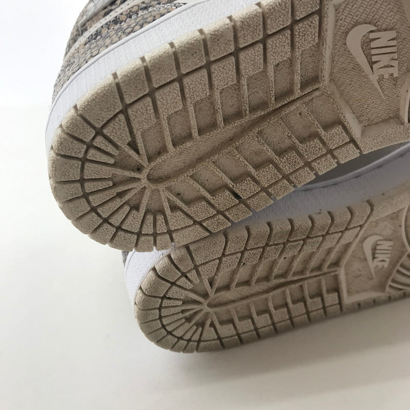 【中古品】【レディース】 NIKE ナイキ AH7389-004 WMNS AIR JORDAN 1 RETRO ジョーダン1 レトロ HIGE PRM ” SNALE SKIN” スニーカー 靴 160-250925-ky-13-fuz サイズ：24.5cm カラー：ホワイト 万代Net店