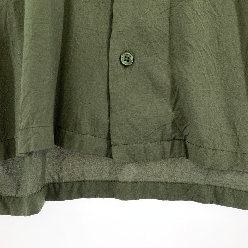 【中古品】【メンズ】 SILAS サイラス FLAMINGO OPEN SHIRT フラミンゴ オープンシャツ 半袖シャツ KHAKI SIZE:M ※襟スレ・毛玉の着用感あり 142-260917-io-24-fuzh カラー：カーキ 万代Net店