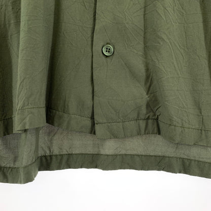 【中古品】【メンズ】 SILAS サイラス FLAMINGO OPEN SHIRT フラミンゴ オープンシャツ 半袖シャツ KHAKI SIZE:M ※襟スレ・毛玉の着用感あり 142-260917-io-24-fuzh カラー：カーキ 万代Net店