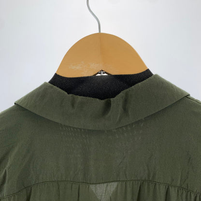 【中古品】【メンズ】 SILAS サイラス FLAMINGO OPEN SHIRT フラミンゴ オープンシャツ 半袖シャツ KHAKI SIZE:M ※襟スレ・毛玉の着用感あり 142-260917-io-24-fuzh カラー：カーキ 万代Net店