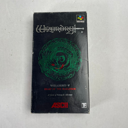 【中古品】 ウィザードリィV 災渦の中心 -SFC 023-260203-NT-24-fuzh 万代Net店