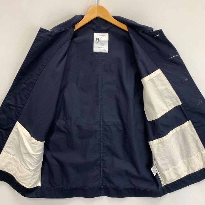 【中古品】【メンズ】 NEUTRALWORKS KSU12142 カバーオール アウター ブランド 古着 ジャケット 140-250607-gm-10-fuz サイズ：L カラー：ネイビー 万代Net店
