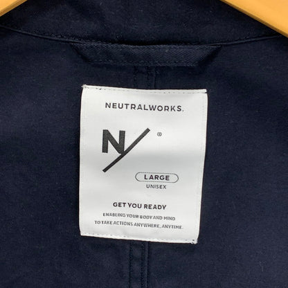 【中古品】【メンズ】 NEUTRALWORKS KSU12142 カバーオール アウター ブランド 古着 ジャケット 140-250607-gm-10-fuz サイズ：L カラー：ネイビー 万代Net店