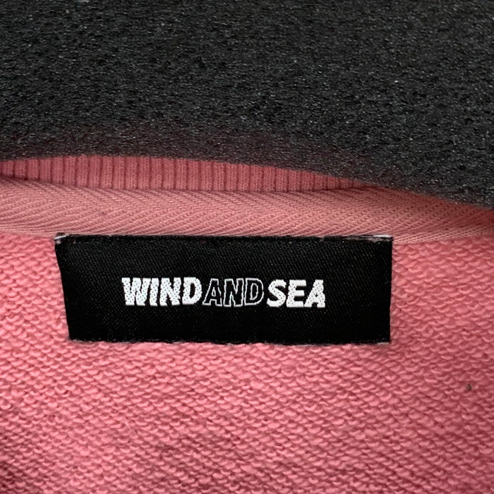 【中古品】【メンズ】 WIND AND SEA スウェット トップス ブランド 古着 142-250928-gm-02-fuz サイズ：L カラー：ピンク 万代Net店