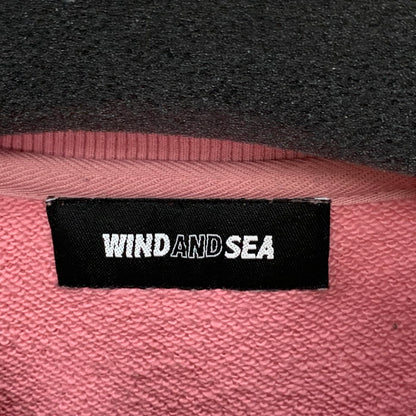 【中古品】【メンズ】 WIND AND SEA スウェット トップス ブランド 古着 142-250928-gm-02-fuz サイズ：L カラー：ピンク 万代Net店