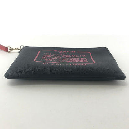 【中古品】【レディース】 COACH コーチ クラッチバッグ ハンドバッグ ポーチ カバン 180-250925-ky-07-fuz カラー：ブラック 万代Net店