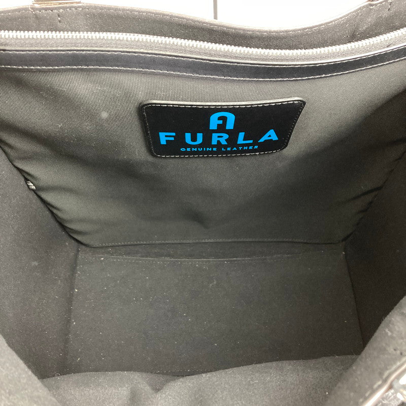【中古品】【メンズ/レディース】 FURLA フルラ トートバッグ カバン 180-260115-ky-02-fuz カラー：ブラック 万代Net店