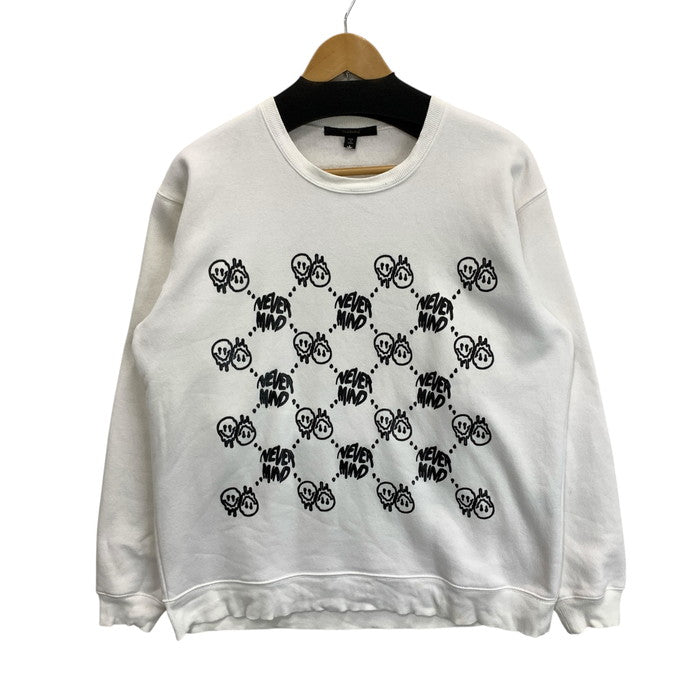 【中古品】【メンズ】 STUD MUFFIN 024-02319 スウェット トップス アウター ブランド 古着 140-250607-gm-09-fuz サイズ：3 カラー：ホワイト 万代Net店