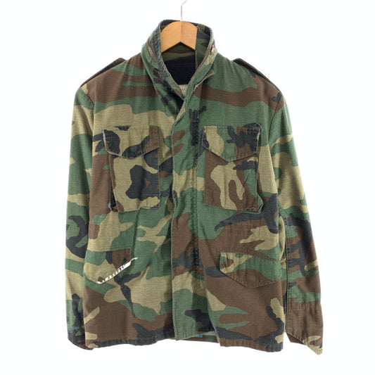 【中古品】【メンズ】 U.S.ARMY M-65 フィールドジャケット ミリタリ―ジャケット アウター 古着 145-260425-gm-17-fuz サイズ：12-14 カラー：カモフラ 万代Net店