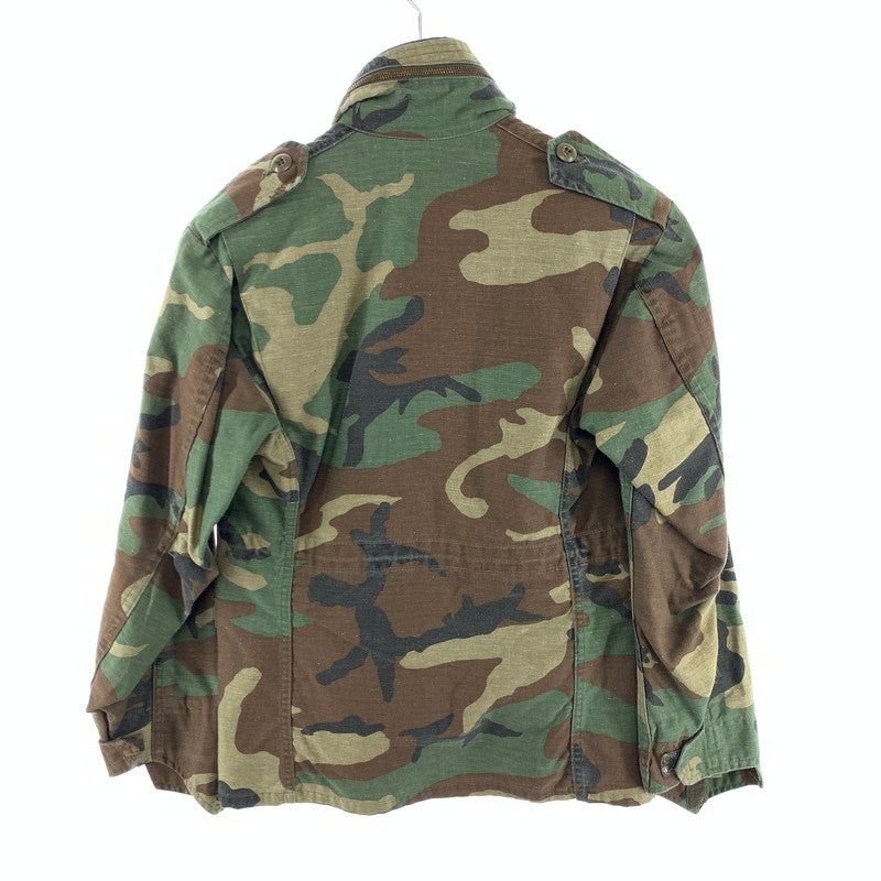 【中古品】【メンズ】 U.S.ARMY M-65 フィールドジャケット ミリタリ―ジャケット アウター 古着 145-260425-gm-17-fuz サイズ：12-14 カラー：カモフラ 万代Net店
