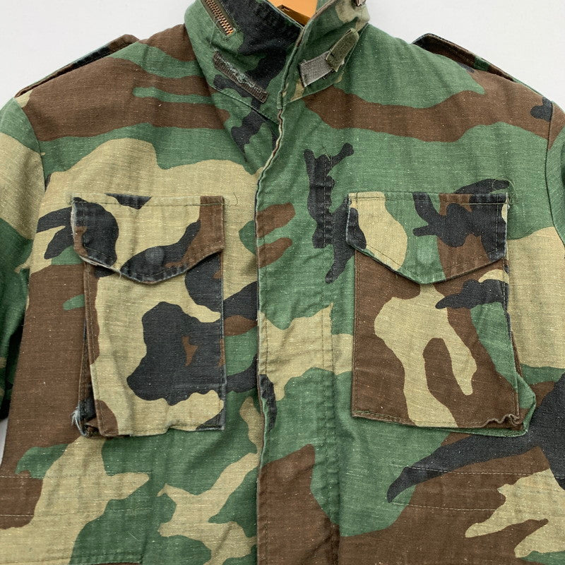 【中古品】【メンズ】 U.S.ARMY M-65 フィールドジャケット ミリタリ―ジャケット アウター 古着 145-260425-gm-17-fuz サイズ：12-14 カラー：カモフラ 万代Net店