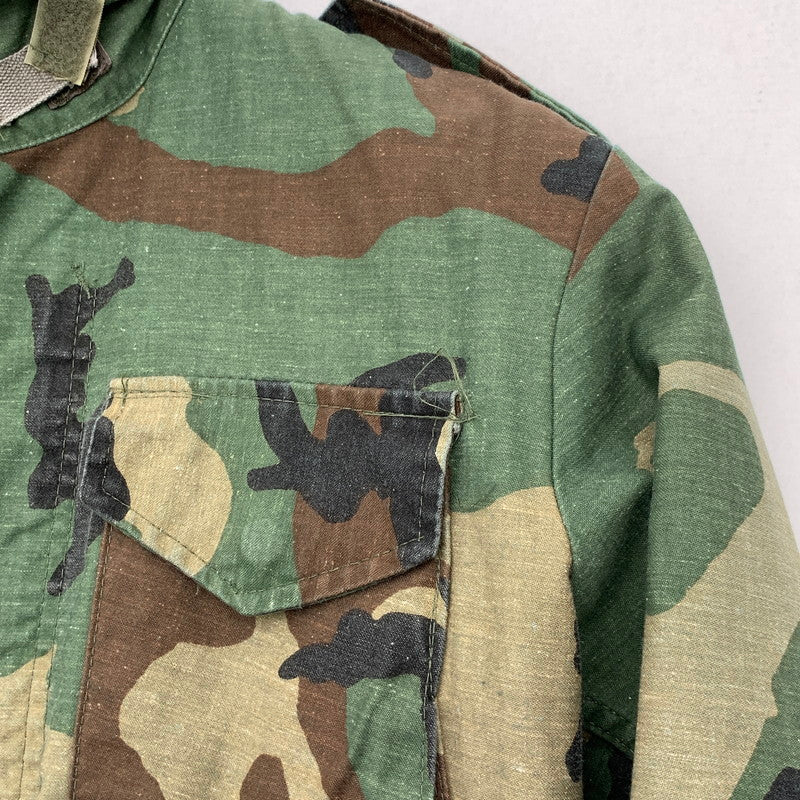 【中古品】【メンズ】 U.S.ARMY M-65 フィールドジャケット ミリタリ―ジャケット アウター 古着 145-260425-gm-17-fuz サイズ：12-14 カラー：カモフラ 万代Net店