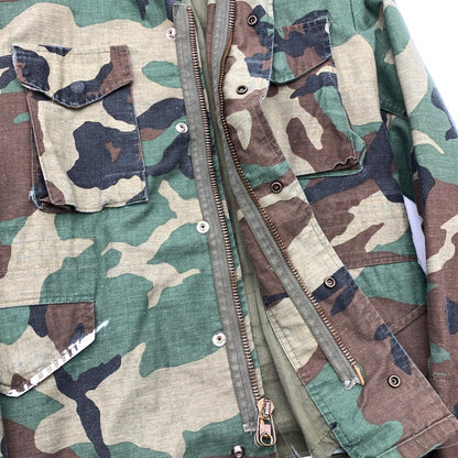 【中古品】【メンズ】 U.S.ARMY M-65 フィールドジャケット ミリタリ―ジャケット アウター 古着 145-260425-gm-17-fuz サイズ：12-14 カラー：カモフラ 万代Net店