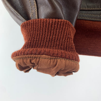 【中古品】【メンズ】  THE FEW ザ フュー 31-800P A-1 フライト レザー ジャケット 革ジャン ジャケット アウター 古着 145-250516-mh-08-fuz サイズ：38 カラー：ブラウン 万代Net店