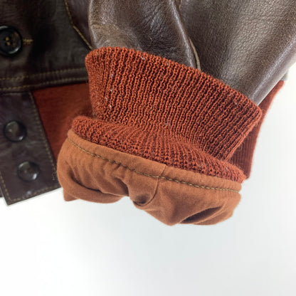 【中古品】【メンズ】  THE FEW ザ フュー 31-800P A-1 フライト レザー ジャケット 革ジャン ジャケット アウター 古着 145-250516-mh-08-fuz サイズ：38 カラー：ブラウン 万代Net店