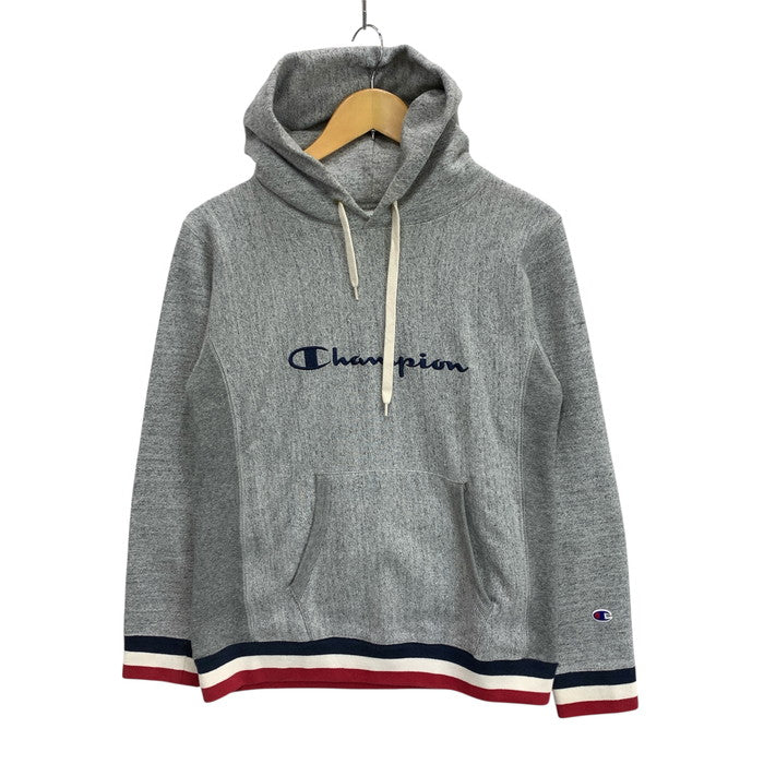 【中古品】【メンズ】 Champion チャンピオン REVERSE WEAVE HOODIE リバースウィーブ パーカー トップス ブランド 古着 145-250614-gm-20-fuz サイズ：S カラー：グレー 万代Net店