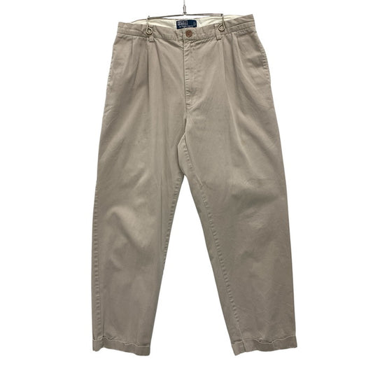 【中古品】【メンズ】 Polo by Ralph Lauren ポロバイラルフローレン チノパンツ ボトムス ブランド 古着 ポロチノ 156-251005-gm-02-fuz サイズ：35/32 カラー：ベージュ 万代Net店