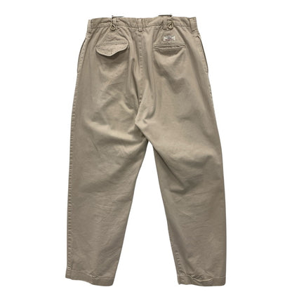 【中古品】【メンズ】 Polo by Ralph Lauren ポロバイラルフローレン チノパンツ ボトムス ブランド 古着 ポロチノ 156-251005-gm-02-fuz サイズ：35/32 カラー：ベージュ 万代Net店
