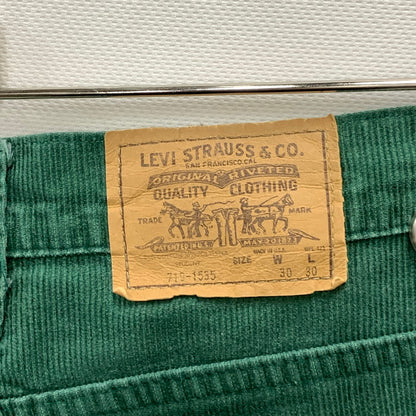 【中古品】【メンズ】 Levi's リーバイス 719-1535 コーデュロイパンツ ボトムス ブランド 古着 156-251004-gm-12-fuz サイズ：30×30 カラー：グリーン 万代Net店