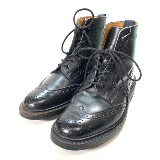 【中古品】【メンズ】 Tricker's トリッカーズ M2508-D MALTON レザーシューズ ブーツ ブランド 164-260222-gm-36-fuz サイズ：UK7 カラー：ブラック 万代Net店