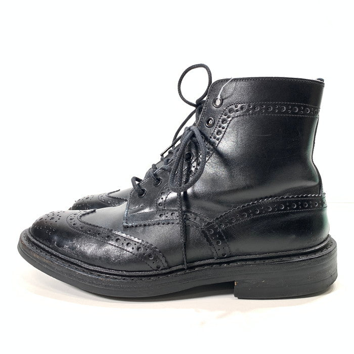 【中古品】【メンズ】 Tricker's トリッカーズ M2508-D MALTON レザーシューズ ブーツ ブランド 164-260222-gm-36-fuz サイズ：UK7 カラー：ブラック 万代Net店