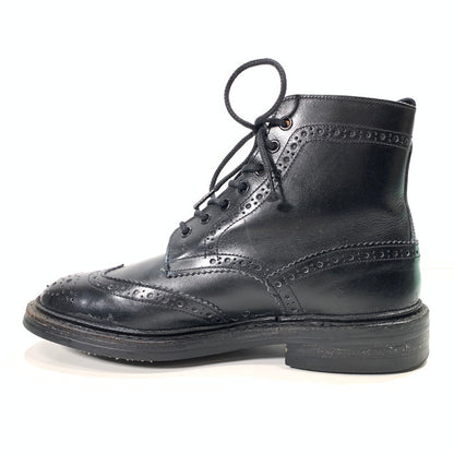 【中古品】【メンズ】 Tricker's トリッカーズ M2508-D MALTON レザーシューズ ブーツ ブランド 164-260222-gm-36-fuz サイズ：UK7 カラー：ブラック 万代Net店