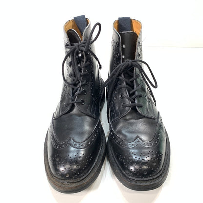 【中古品】【メンズ】 Tricker's トリッカーズ M2508-D MALTON レザーシューズ ブーツ ブランド 164-260222-gm-36-fuz サイズ：UK7 カラー：ブラック 万代Net店