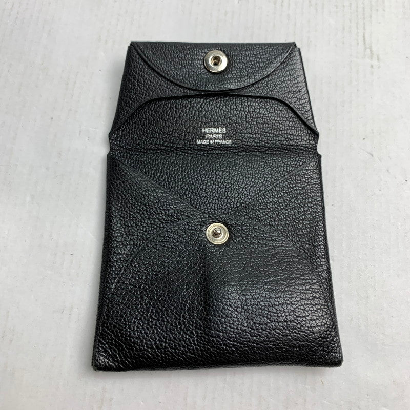 【中古品】【メンズ】 HERMES BASTIA コインケース 財布 エルメス 181-250831-st-16-fuz カラー：ブラック 万代Net店