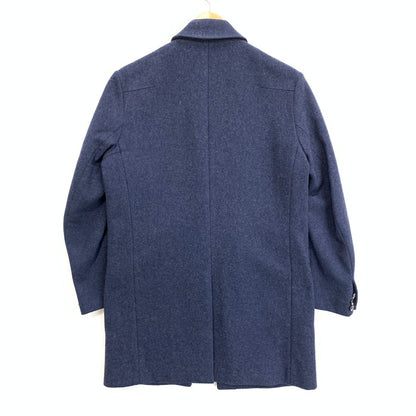 【中古品】【メンズ】 NUMBER(N)INE ナンバーナイン STUDIOUS チェスターコート ウール ジャケット アウター ブランド 古着 140-250607-gm-14-fuz サイズ：01 カラー：ネイビー 万代Net店