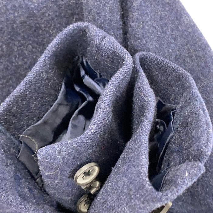 【中古品】【メンズ】 NUMBER(N)INE ナンバーナイン STUDIOUS チェスターコート ウール ジャケット アウター ブランド 古着 140-250607-gm-14-fuz サイズ：01 カラー：ネイビー 万代Net店