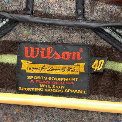 【中古品】【メンズ】 wilson ウィルソン ナイロンジャケット トップス アウター ブランド 古着 145-250817-gm-15-fuz サイズ：40 カラー：ブラック 万代Net店