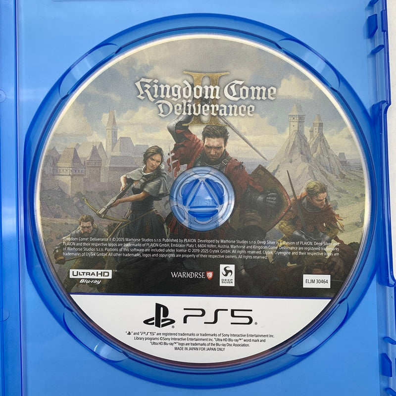 【中古美品】 キングダムカム・デリバランス Ⅱ - PS5 ソフト [CERO区分_Z / 18歳以上対象] 026-260429-ky-03-fuz 万代Net店