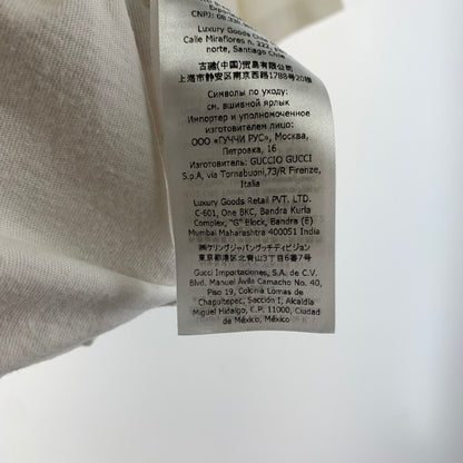 【中古品】【メンズ】 GUCCI 616036-XJDV9 MIRROR PRINT SS TEE グッチ 141-250524-st-06-fuz サイズ：M カラー：ホワイト 万代Net店