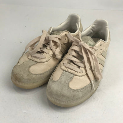 【中古品】【メンズ】 ADIDAS アディダス FZ5603 SAMBA LINEN サンバ リネン スニーカー 靴 161-260508-mh-25-fuzh サイズ：26cm カラー：ベージュ 万代Net店