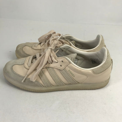 【中古品】【メンズ】 ADIDAS アディダス FZ5603 SAMBA LINEN サンバ リネン スニーカー 靴 161-260508-mh-25-fuzh サイズ：26cm カラー：ベージュ 万代Net店