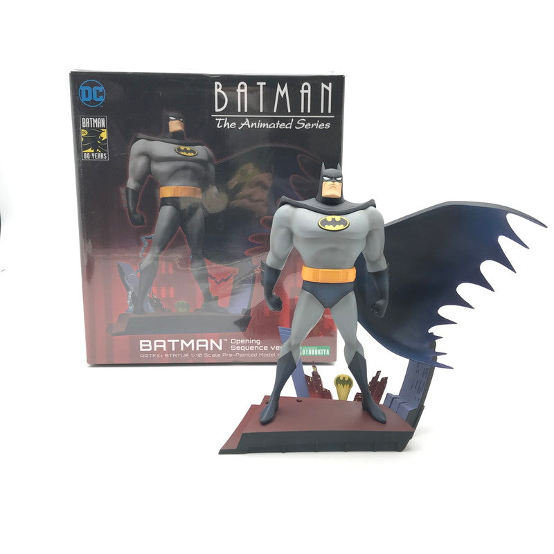 【中古美品】 ARTFX+ バットマン アニメイテッド オープニングエディション フィギュア 055-260529-ky-07-fuzh 万代Net店
