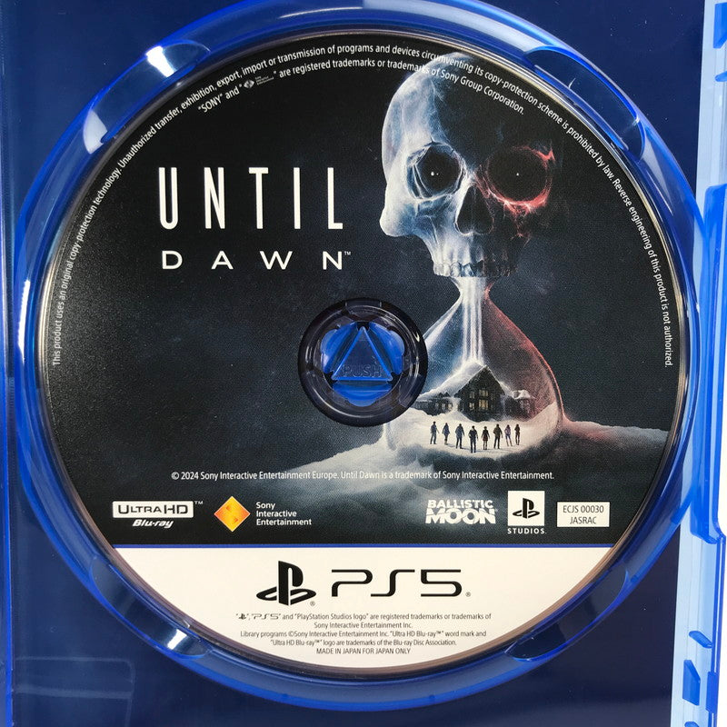 【中古美品】 Until Dawn アンティルドーン 惨劇の山荘 PS5 プレステ5 ゲームソフト [CERO区分_Z / 18歳以上対象] 026-260611-io-34-fuz 万代Net店