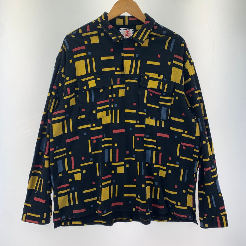 【中古品】【メンズ】 SON OF THE CHEESE SC1920-SH06 CAPONE SHIRTS サノバチーズ 142-250826-st-05-fuz サイズ：XL カラー：ブラック 万代Net店