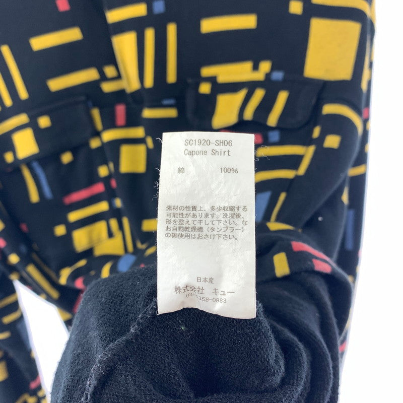 【中古品】【メンズ】 SON OF THE CHEESE SC1920-SH06 CAPONE SHIRTS サノバチーズ 142-250826-st-05-fuz サイズ：XL カラー：ブラック 万代Net店